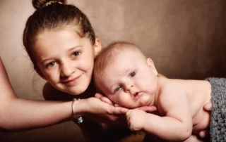 Portrait d'enfant en studio signé Photimage au Mans