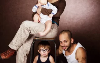 Portrait de couple en studio par Photimage Le Mans